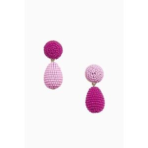 Stella & Dot Marie Double Drop Pink Beaded Earrings NIB